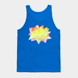 Yellow abstract watercolor Tank Top